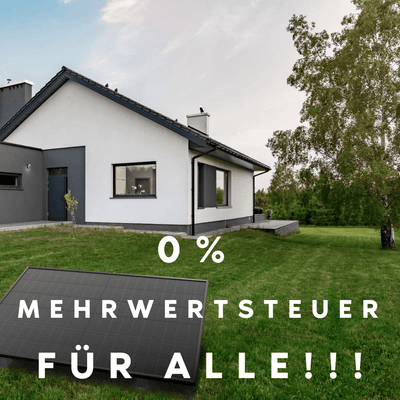 0% Mehrwertsteuer - 100% Einsparung für Kunden